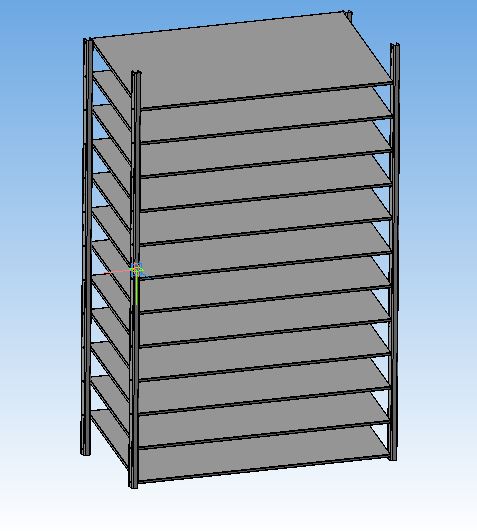 3D модель Стеллаж