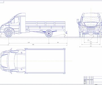 Чертеж газ 3302 удлиненная база