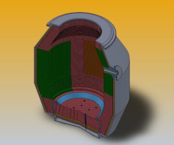 3D модель Кислородный конвертер