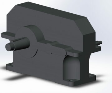 3D модель Редуктор 1Ц2У-200