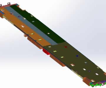 3D модель Рама моторного вагона ЭД-4М