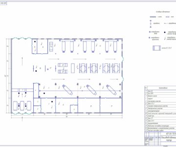 Чертеж "Проектирование предприятий автомобильного транспорта"