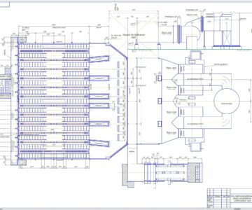 Чертеж Печь первичного риформинга