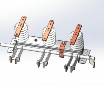 3D модель Заземляющий разъединитель 6-10кВ для КСО и КРУ