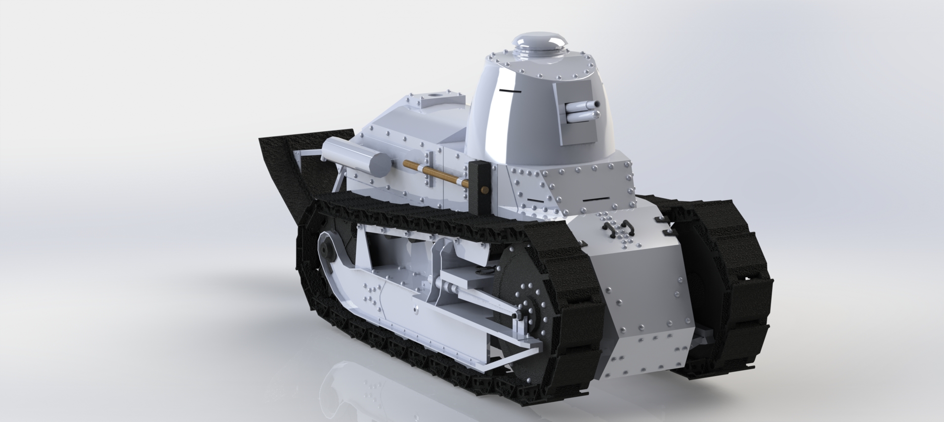 3D модель Renault FT