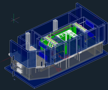 3D модель Встроеная трансформаторная подстанция 10/0,4 кВ