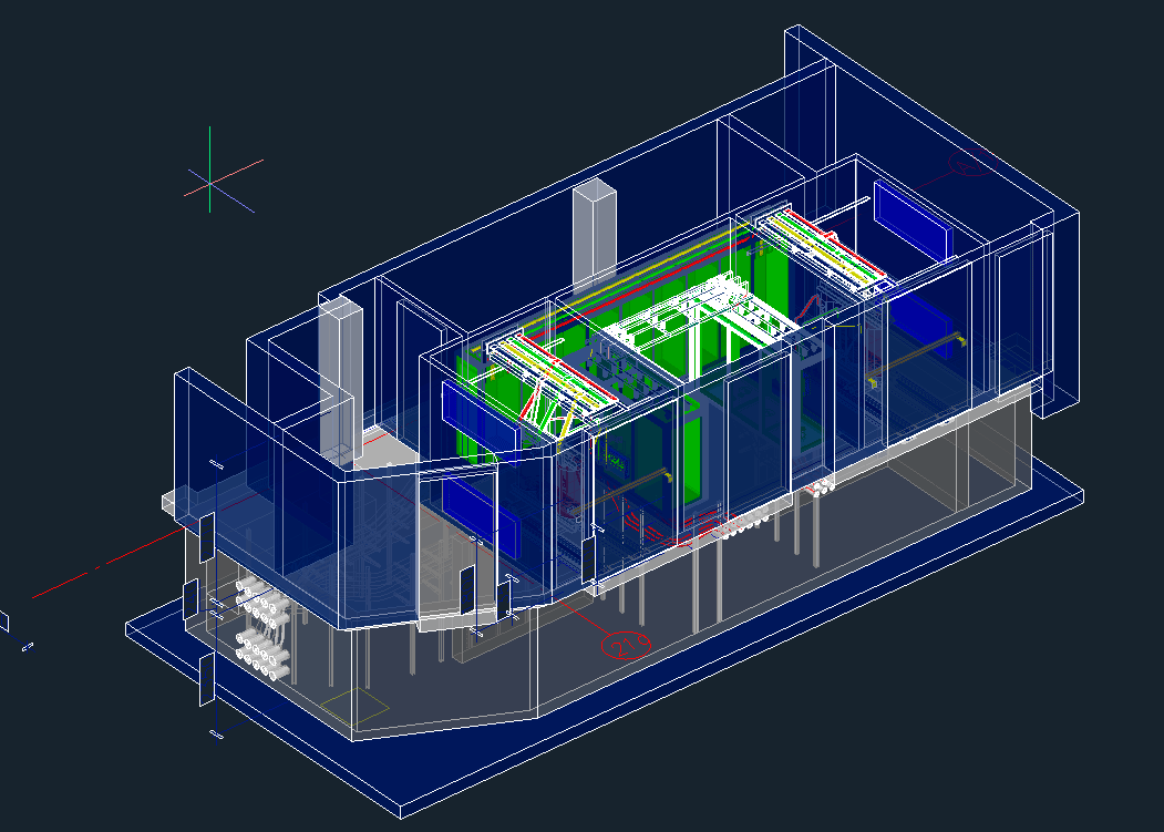 3D модель Встроеная трансформаторная подстанция 10/0,4 кВ