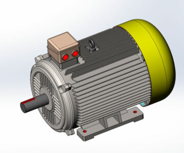 3D модель Электродвигатель МО200-L6 22кВт