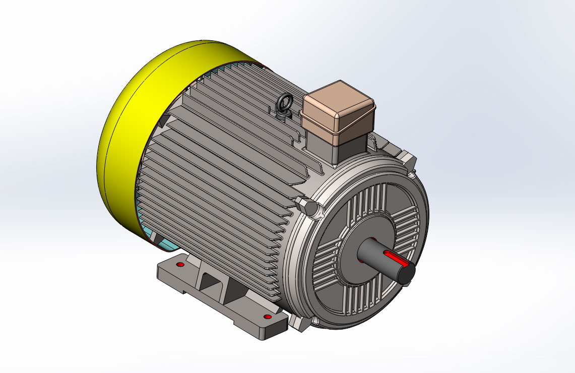 3D модель Электродвигатель МО225-М6 30кВт
