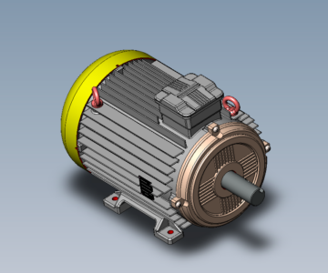 3D модель Электродвигатель 4АМИ200М-8 22кВт