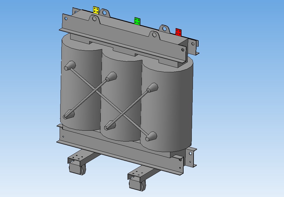 3D модель Силовой трансформатор с литой изоляцией IMEFY-SPA 630 кВа