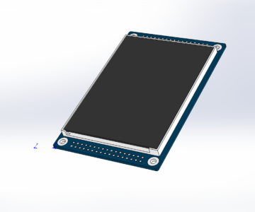 3D модель TFT LCD 3.2" HY32D