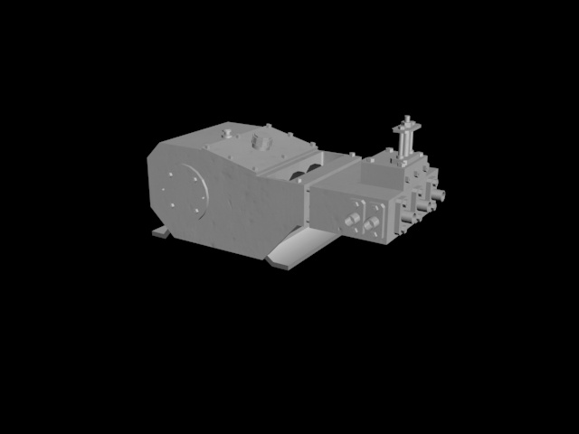 3D модель Плунжерный насос ПТ-25