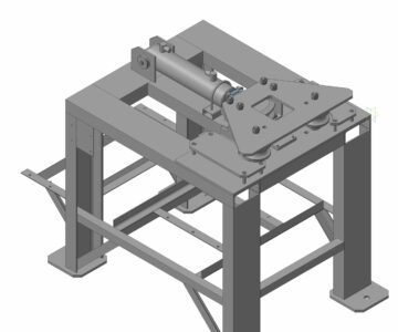 3D модель Трубогиб с гидравлическим приводом