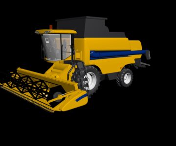 3D модель Зерноуборочный комбайн New Holland