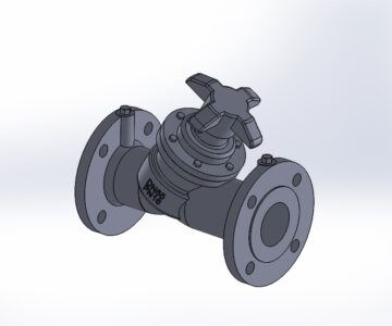 3D модель Балансировочный кран MSV-F2 DN 65