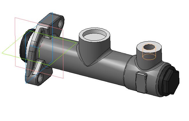 3D модель Главный циллиндр сцепления ВАЗ 2101