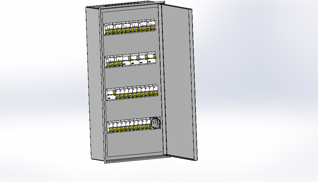 Шкаф управления 3д модель