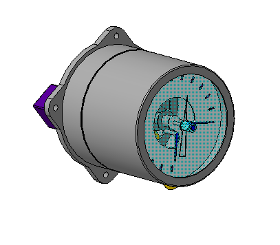 3D модель Манометр ДМ2010Cr
