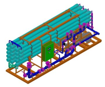 3D модель Модуль обратного осмоса