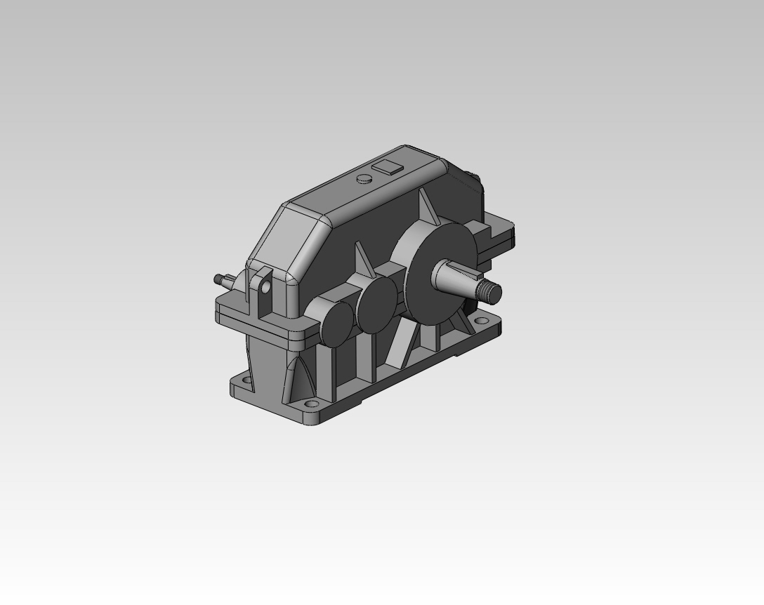 3D модель Редуктор 1Ц2У160-21