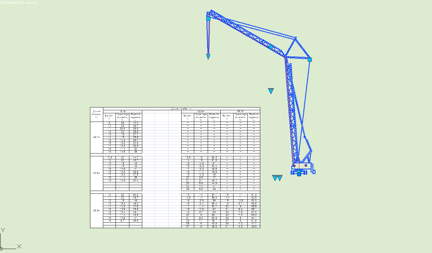 Чертеж Блок гусеничного крана СКГ-63/100 AutoCad