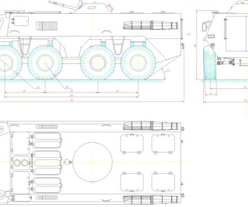 Чертеж Чертеж БТР-90