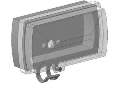 3D модель Фонарь дополнительной подсветки 3д