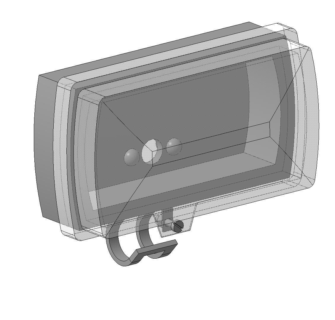 3D модель Фонарь дополнительной подсветки 3д