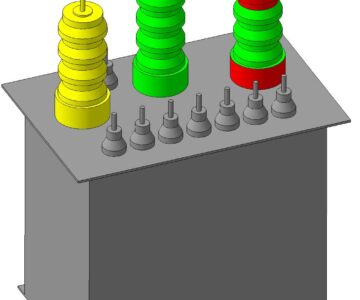 3D модель Трансформатор напряжения НАМИТ-6