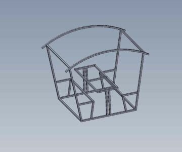 3D модель Модель беседки для дачи