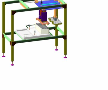 3D модель Установка для сборки кармана с обшивкой