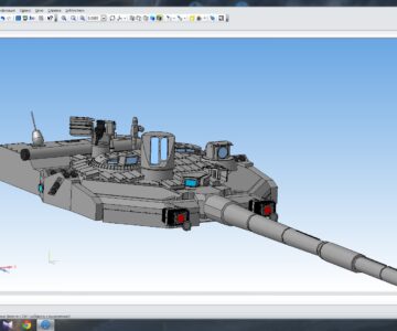 3D модель БМ "Оплот"