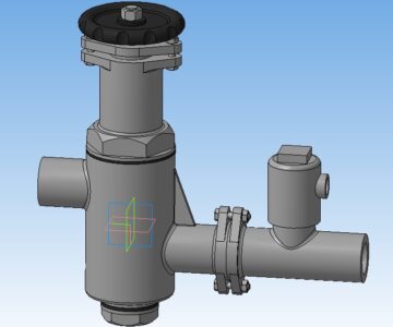 3D модель Вентиль МЧ 00.56.00.00