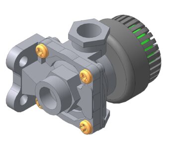 3D модель 100-3518210-10 Клапан ускорительный