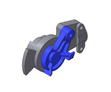 3D модель Головка соединительная пневматическая