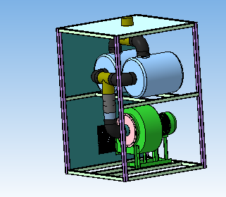 3D модель Порошковая камера