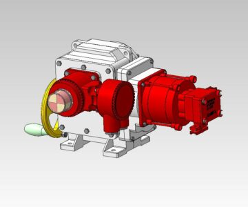 3D модель Привод МЭОФ 250/25-0,25У-IIBT4-01