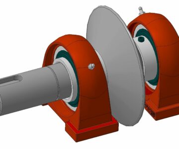 3D модель Рабочий ролик - формующий орган для холодной ковки витой трубы.