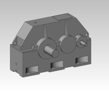3D модель Редуктор 2ЦУ-400Н-22