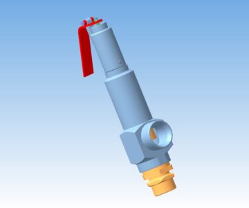 3D модель Клапан предохранительный КЕ 7604