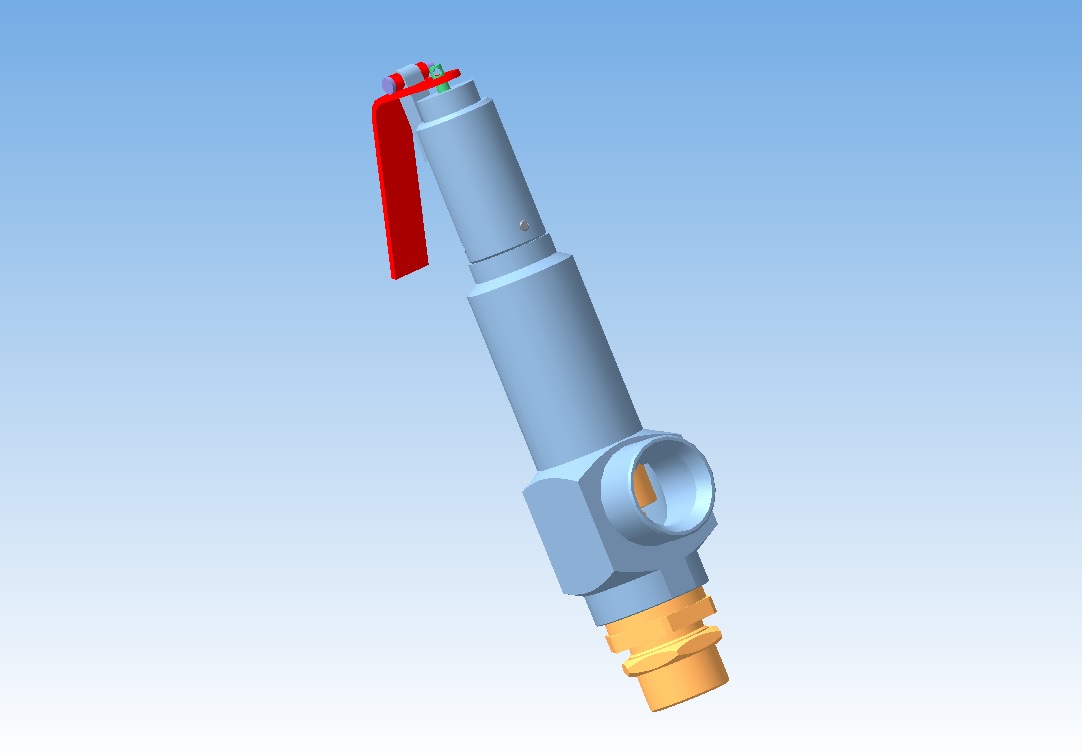 3D модель Клапан предохранительный КЕ 7604