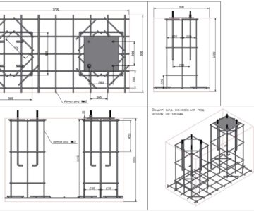 3D модель Металлоконструкция эстакады