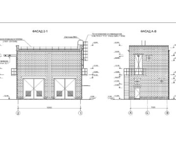 Чертеж Трансформаторная подстанция 35/6 -2х4 мВА (два этажа)