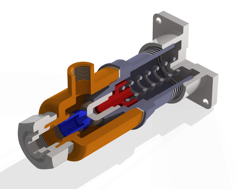 3D модель Клапан обратный МЧ00.35 Inventor