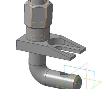 3D модель съемник для рулевых тяг