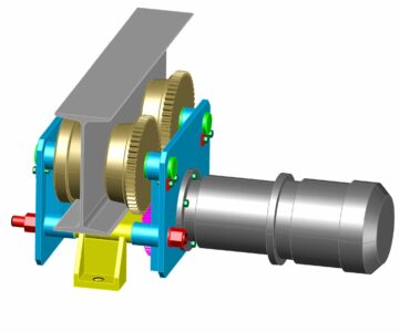 3D модель Привод откатных ворот.