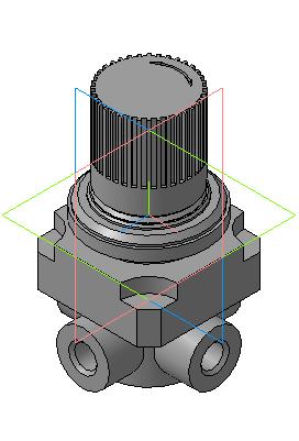 3D модель Микрорегулятор давления М008-R25