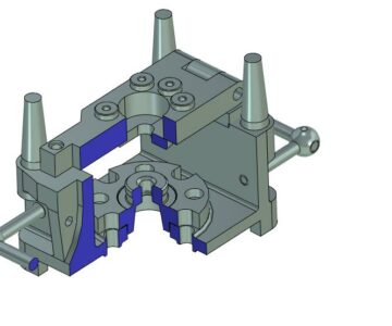 3D модель Кондуктор перекидной в T-Flex CAD