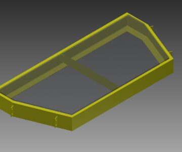 3D модель Площадка обслуживания механизмов, резервуаров